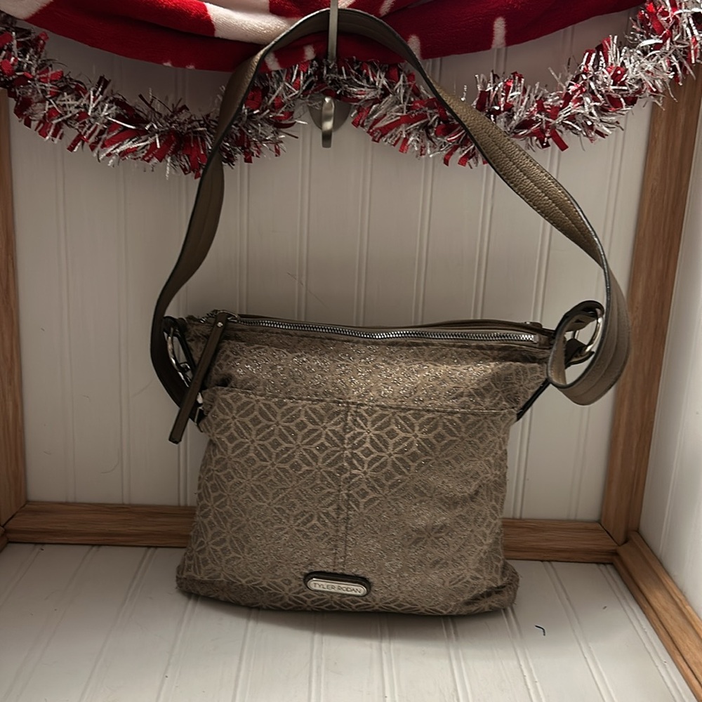 Tyler Rodan Beige Multi-pocket crossbody bag